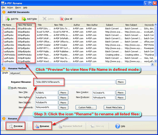 How To Rename Multiple PDF Files Simultaneously A PDF 